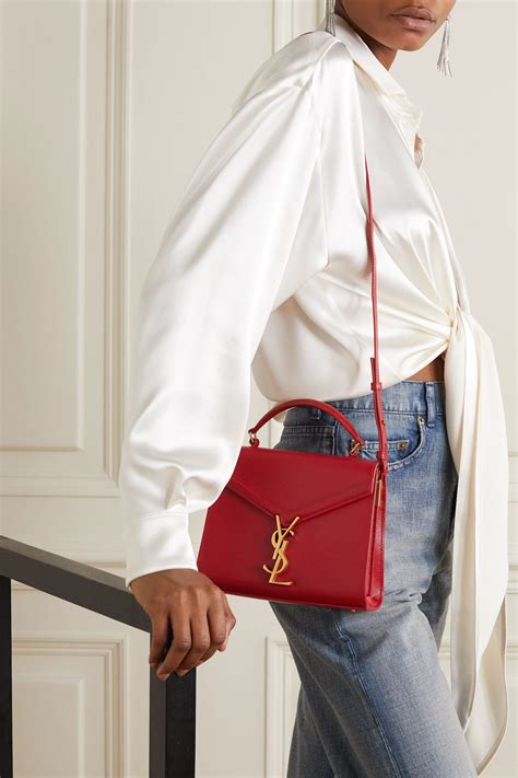 ysl cassandra bag red|cassandra envelope bag tote.